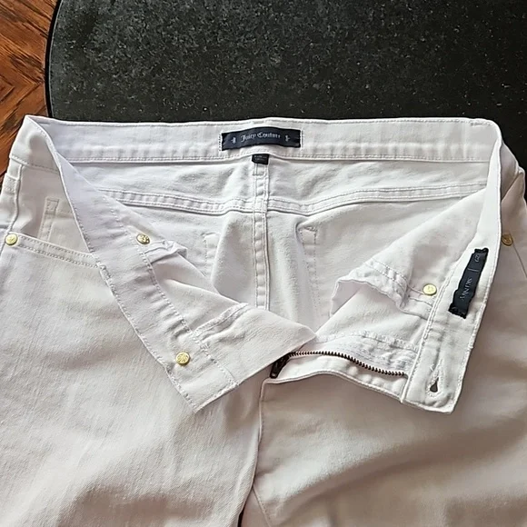 Juicy Couture White Mid Rise Skinny  Stretch Jeans Size 29 - Picture 10 of 16